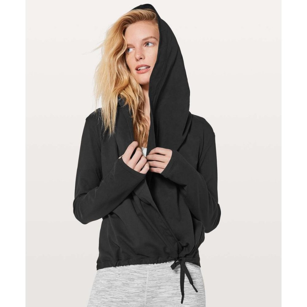 Lululemon Ready To Rulu Wrap Cardigan Jacket Lightweight Coat Duster Light Drape - Picture 1 of 9